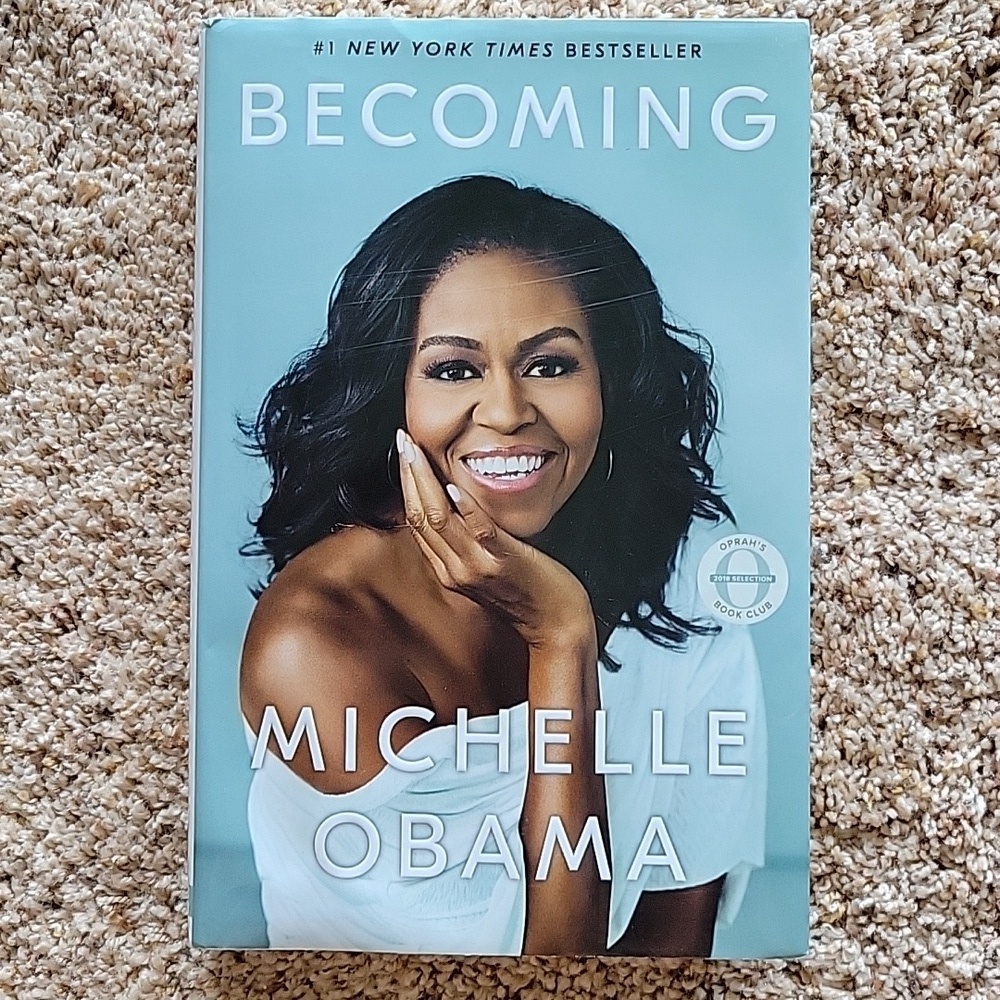 Becoming by Michelle Obama book, hard cover